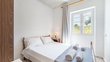 2 slaapkamers, een strijkplank/strijkijzer, wifi, beddengoed