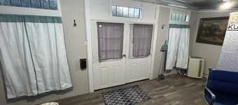 #11 - Digital Nomad Cabin on the river overlooking a lake with workstation