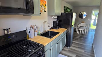 Microwave, oven, stovetop