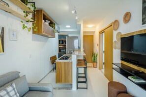 Basic-lejlighed | Privat køkken