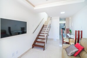 Living room - Beachfront House with 2 Bedrooms in Salvador (Salvador)