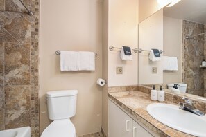 Hair dryer, towels
