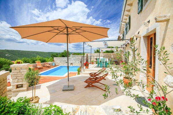 Una piscina climatizada