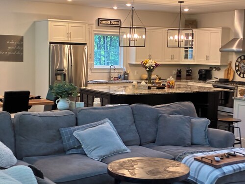 Stunning Saratoga Executive Home on 15 acres minutes to lake, track, & downtown