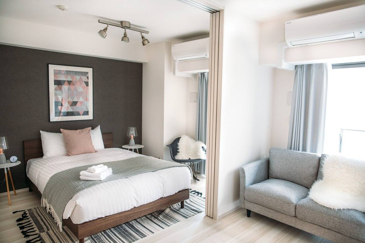 Ningyocho/Nihonbahsi Business Travel Friendly | Desk, WiFi (free), individually furnished
