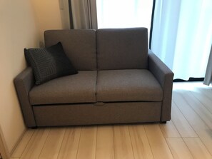 Chambre Double, 1 lit double et 1 canapé-lit, non-fumeur | Coin séjour