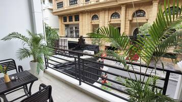 Deluxe Double Room, Balcony, City View | Balcony view