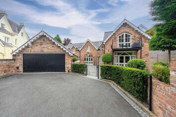 A view from the private driveway of our breathtaking home.