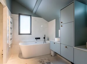 Shower, free toiletries, hair dryer, towels - Villa 'Near Village and Lake' with Lake View, Wi-Fi and Air Conditioning (Talloires-Montmin)