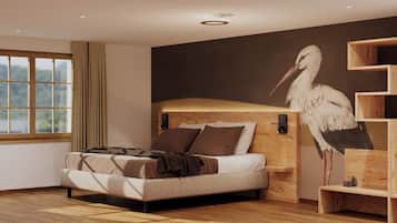 Coffres-forts dans les chambres, bureau, rideaux occultants