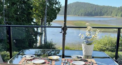 Water front house on Ucluelet Inlet