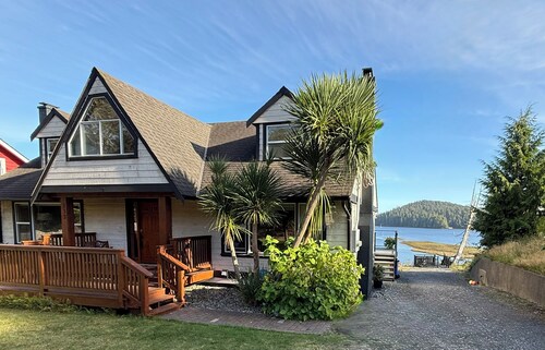 Water front house on Ucluelet Inlet