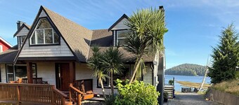 Water front house on Ucluelet Inlet