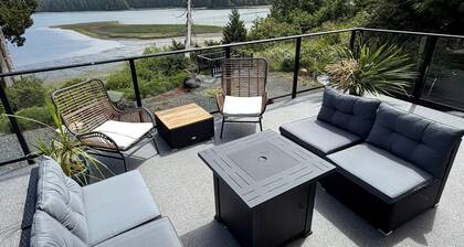 Water front house on Ucluelet Inlet
