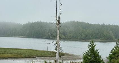 Water front house on Ucluelet Inlet