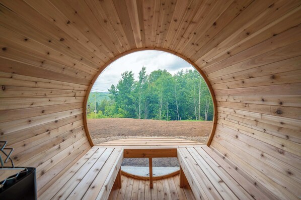 Property grounds - Spa & Sauna - Chalet Le Lea (Saint-Côme)