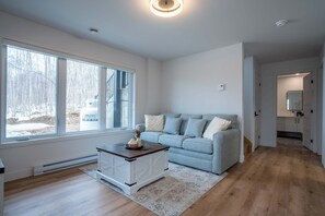 TV, fireplace, stereo