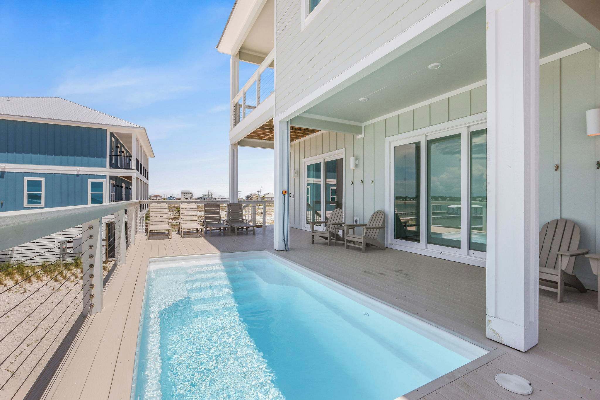 屋外プール、温水プール