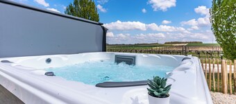 Caravan in the heart of the vineyards