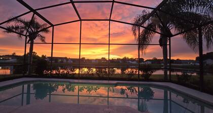 Modern Pool Home • Lake view