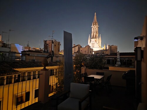 Espectacular rooftop  with cathedral views and bbq