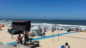 En la playa