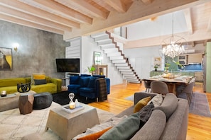 Smart TV, chimenea