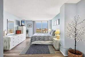 Appart'hôtel, plusieurs lits, accès piscine, vue partielle sur l'océan (ANC801) | 2 chambres, décoration personnalisée, ameublement personnalisé