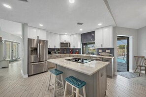 House, Multiple Beds, Pool Access, Pool View (ELD537) | Private kitchen | Coffee/tea maker