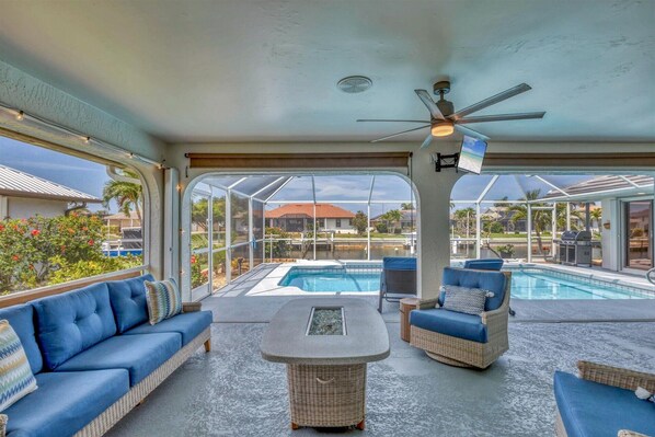 House, Multiple Beds, Pool Access, Pool View (ELD537) | View from room