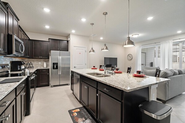 Nhà liên kế, nhiều giường, có thể sử dụng hồ bơi, quang cảnh hồ bơi (BID1228) | Bếp riêng | Dụng cụ pha cà phê/trà 