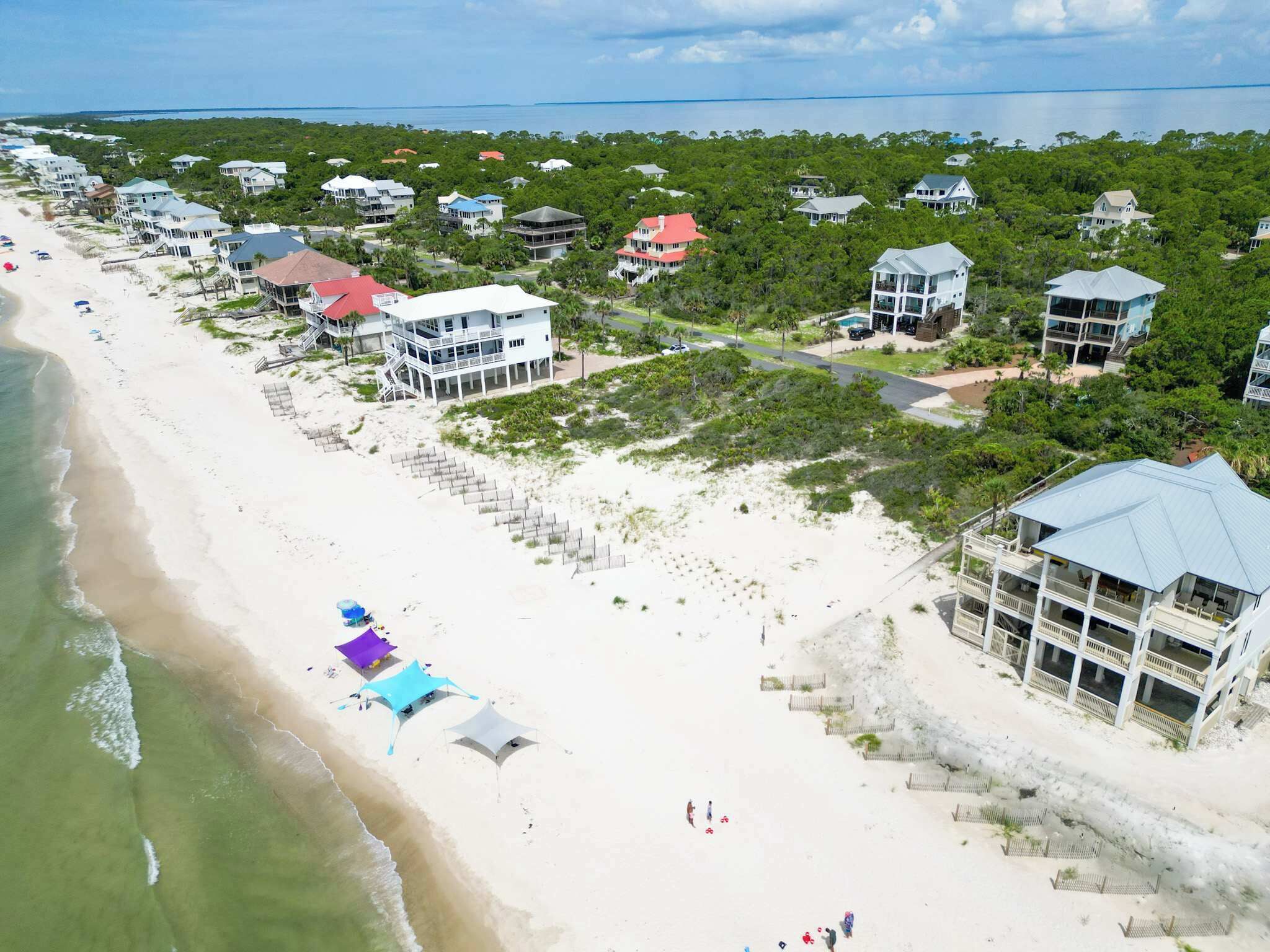 Accommodatie ligt op het strand