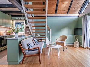 TV, fireplace, offices - Hyggeby - Architektenhaus (Schleiblick, Sauna …) (Ulsnis)