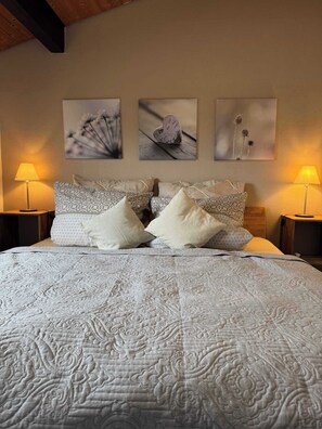 Iron/ironing board, WiFi, bed sheets