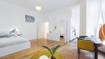 1 chambre, fer et planche Ă repasser, Wi-Fi, draps fournis