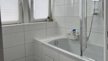 Shower, hair dryer