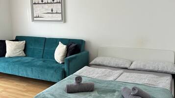 1 Schlafzimmer, Schreibtisch, Bügeleisen/Bügelbrett, kostenloses WLAN