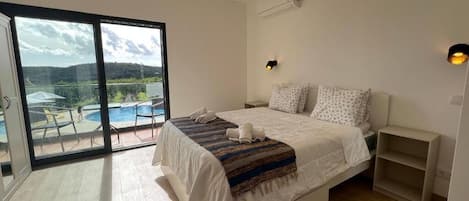 2 slaapkamers, een strijkplank/strijkijzer, wifi, beddengoed