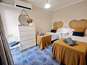 2 bedrooms, iron/ironing board, free WiFi, bed sheets