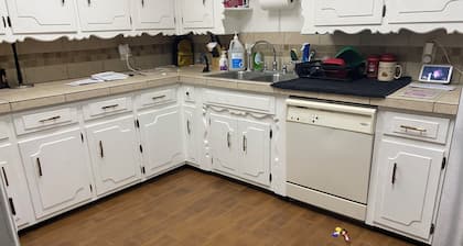 3-bedroom house in peaceful Wichita Falls with fitness, WiFi, office space.
