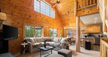 New private 4BD Ski out cabin at Otsego club! Cozy fully updated log cabin!