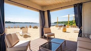 Vista spiaggia/mare