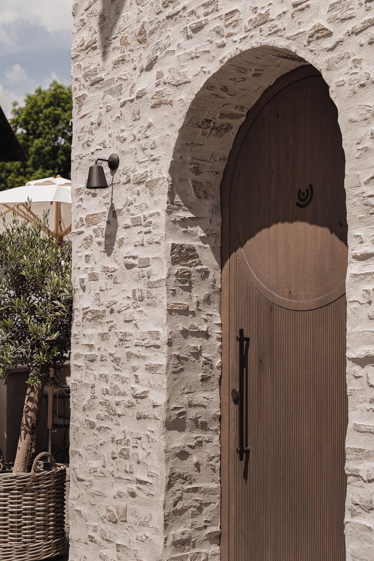 Façade de l’hébergement