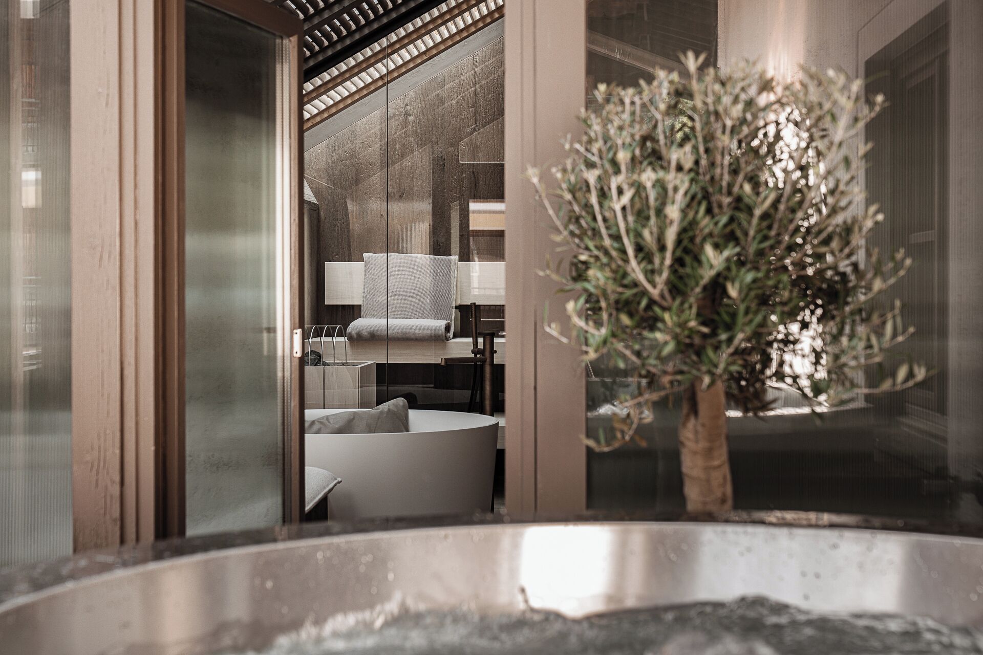 مغطس خاص في السبا