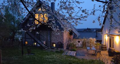 "Basalt barn Westerwald" - close to nature & unique