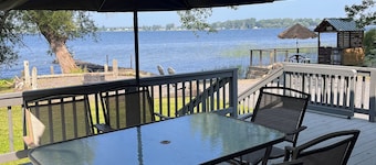 Secluded Lakefront Cabin on 1 acre lot with 200' of private shoreline with dock