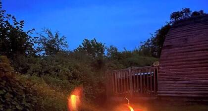 Pod2 Kingfisher Powys River Glamping Pods Builth Wells Wales