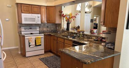 Beautiful home in the woods yet 5 mins away from the city. 3-bedroom 2 Bath/Pool