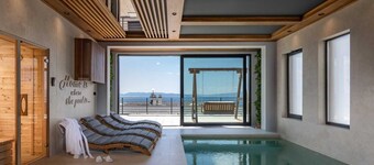 Villa Dujma – Luxurious Wellness Escape with Sea View, Pools, Sauna, Gym & Massage Room