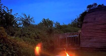 Pod3 Otter Powys River Glamping Pods Builth Wells Wales